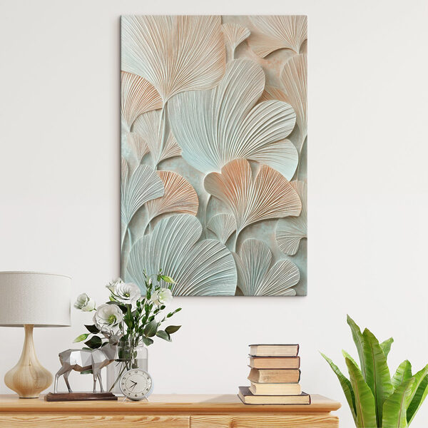 Tableaux Les feuilles luxuriantes créent une atmosphère sereine