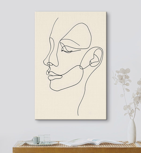 Dessin représentant le visage d'une femme Tableaux Dessin représentant le visage d'une femme
