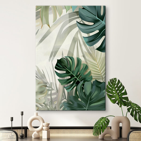 Groupe de feuilles vertes Tableaux Groupe de feuilles vertes