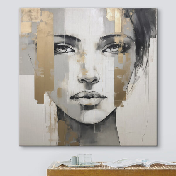 Peinture représentant le visage d'une femme Tableaux Peinture représentant le visage d'une femme