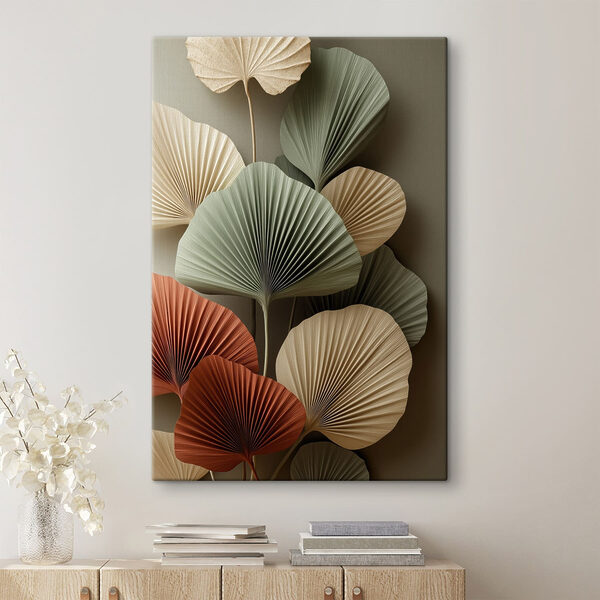 Groupe de feuilles en forme d'éventail Tableaux Groupe de feuilles en forme d'éventail