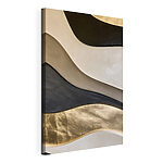 Tableaux Des formes fluides dans des tons neutres
