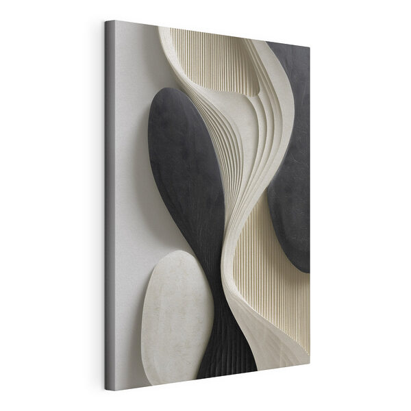 Tableaux Sculpture en noir et blanc