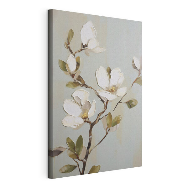 Tableaux Peinture représentant une fleur blanche