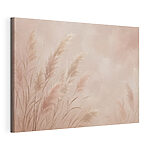 Tableaux Des herbes douces sur un fond aux tons pastel