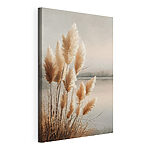 Tableaux Des herbes douces au bord du lac paisible