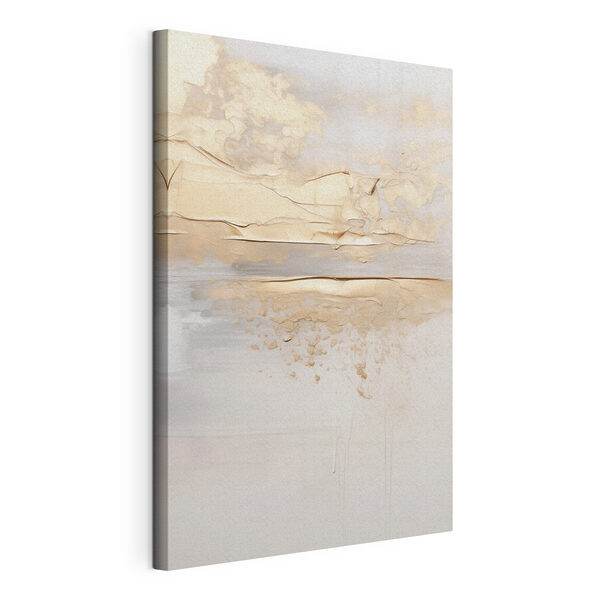 Mur blanc peint en marron Tableaux Mur blanc peint en marron