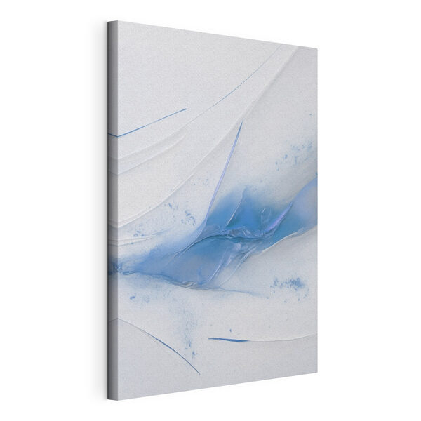 Tableaux Peinture bleue et blanche