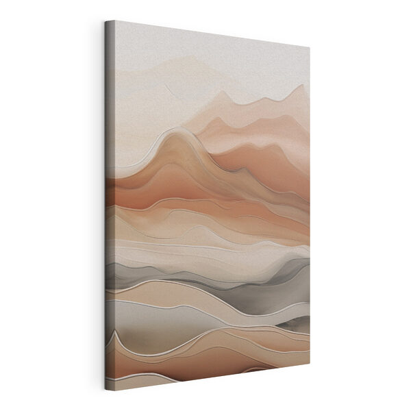 Tableaux Des nuances douces aux tons terre naturels