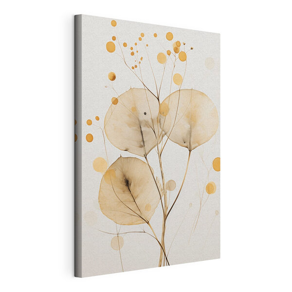 Tableaux Des feuilles délicates aux nuances subtiles