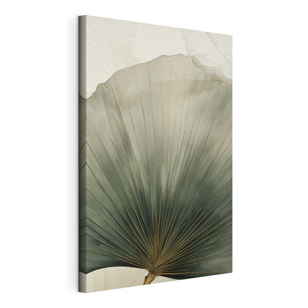 Tableaux Motifs de feuilles délicats dans des tons doux
