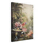Tableaux Oiseau perché sur des fleurs