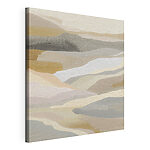 Tableaux De douces vagues aux tons neutres