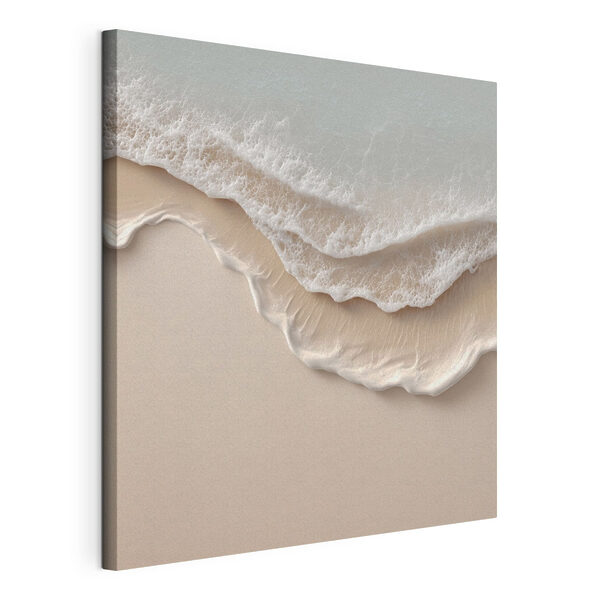 Les vagues et le sable sur une plage Tableaux Les vagues et le sable sur une plage