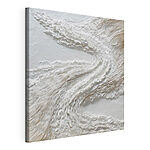 Tableaux Surface blanche avec des lignes ondulées