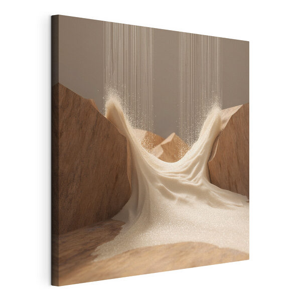 Un filet de poudre blanche ruisselant sur les rochers Tableaux Un filet de poudre blanche ruisselant sur les rochers