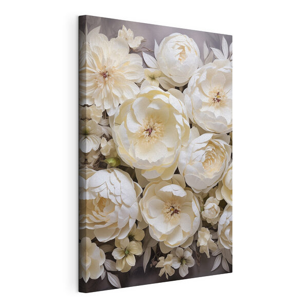 Bouquet de fleurs blanches Tableaux Bouquet de fleurs blanches