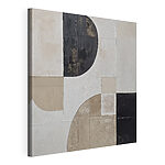 Tableaux Motif géométrique en noir et blanc