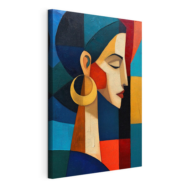 Tableaux Peinture représentant le visage d'une femme (UGS : s50056) Tableaux Tableaux Peinture représentant le visage d'une femme (UGS : s50056)
