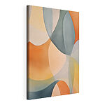 Tableaux Œuvre d'art colorée composée de cercles et de lignes