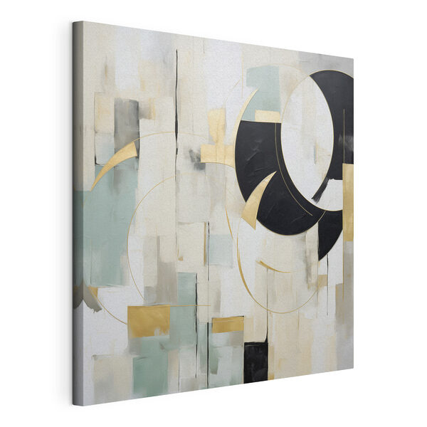 Formes abstraites dans une palette de couleurs douces Tableaux Formes abstraites dans une palette de couleurs douces