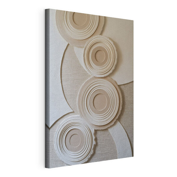 Motifs abstraits ronds sur un mur texturé Tableaux Motifs abstraits ronds sur un mur texturé