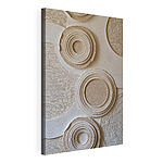 Tableaux Mur orné de cercles et d'un motif