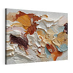 Tableaux Virements abstraits dans des tons chauds