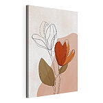 Tableaux Dessin de fleurs avec des feuilles