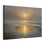 Tableaux Coucher de soleil sur une plage