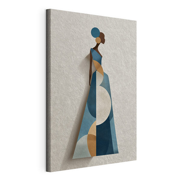 Tableaux Canvas print Woman in a dress (UGS : s50118) Tableaux Tableaux Canvas print Woman in a dress (UGS : s50118)