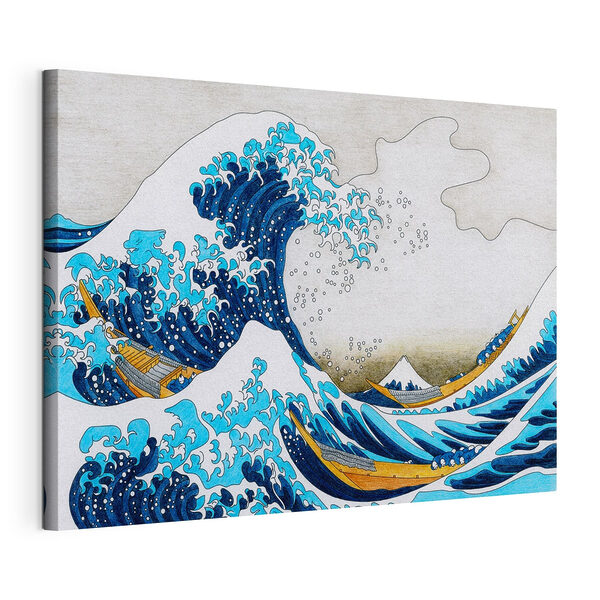 Dessin d'une grande vague Tableaux Dessin d'une grande vague