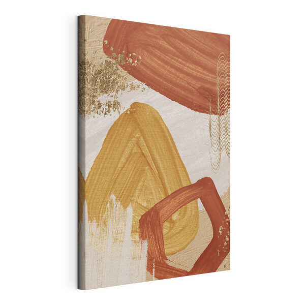 Formes abstraites dans des tons chauds Tableaux Formes abstraites dans des tons chauds