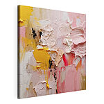 Tableaux Peinture jaune sur une surface