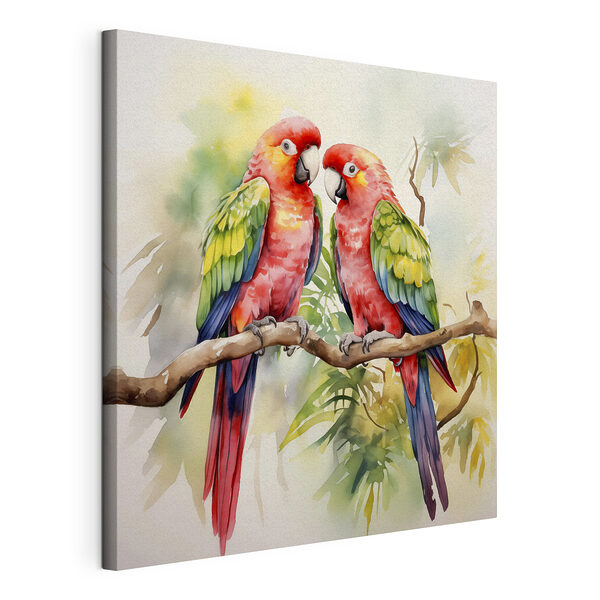 Deux oiseaux sur une branche Tableaux Deux oiseaux sur une branche