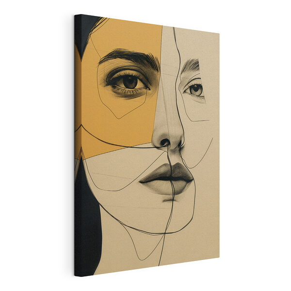 Dessin d'un visage de femme Tableaux Dessin d'un visage de femme
