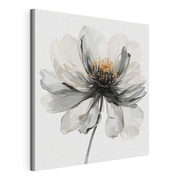 Tableaux Une floraison élégante dans des tons monochromes
