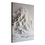 Tableaux Montagne avec de la fumée qui s'en échappe