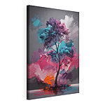Tableaux Peinture d'un arbre avec différentes couleurs