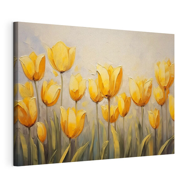 Peinture de fleurs jaunes Tableaux Peinture de fleurs jaunes