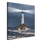 Tableaux Phare sur un rocher dans l'océan