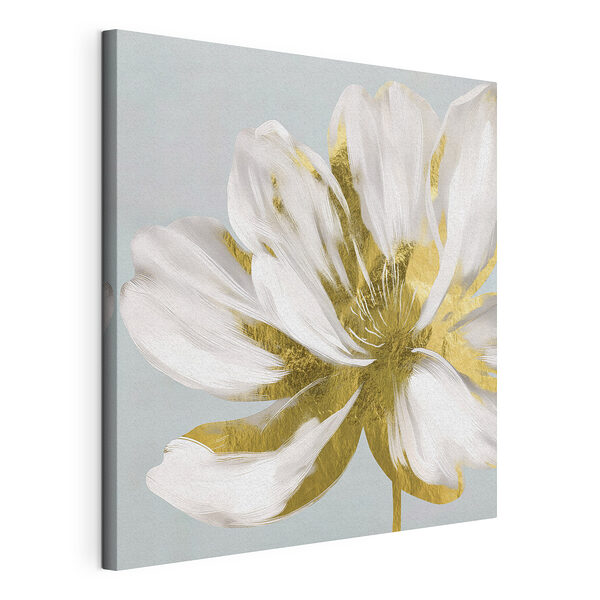 Elegant Bloom en blanc et jaune Tableaux Elegant Bloom en blanc et jaune