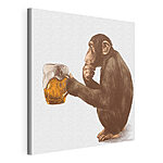 Tableaux Singe tenant une chope de bière