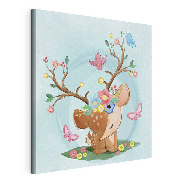Caricature d'un oiseau rose Tableaux Caricature d'un oiseau rose