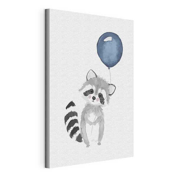 Raton laveur tenant un ballon Tableaux Raton laveur tenant un ballon