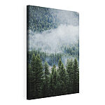 Tableaux Forêt avec brouillard et nuages