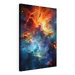 Tableaux Nuages colorés et étoiles dans l'espace