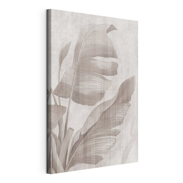 Motif monochrome de feuilles tropicales Tableaux Motif monochrome de feuilles tropicales