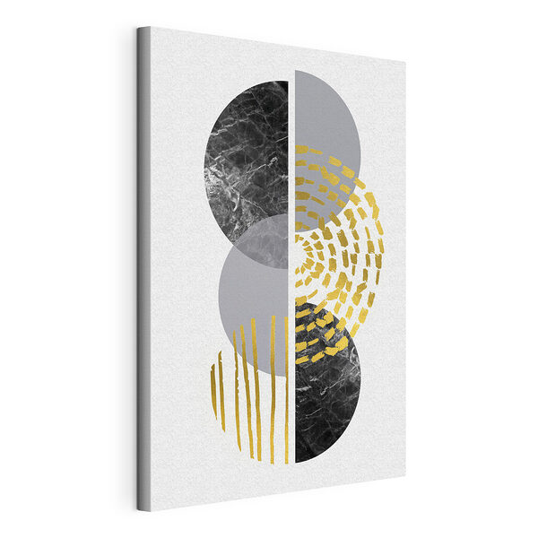 Tableaux Cercles abstraits et motifs numériques
