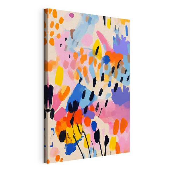 Motif abstrait vibrant avec des couleurs Tableaux Motif abstrait vibrant avec des couleurs